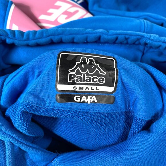 PALACE x KAPPA For Alpine Blue Hoodie - Picture 8 of 9